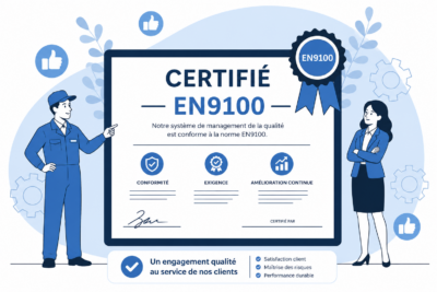 Vestale, Certifié En9100